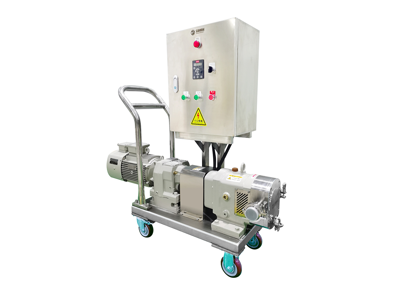 Frequency-regulated rotor pump